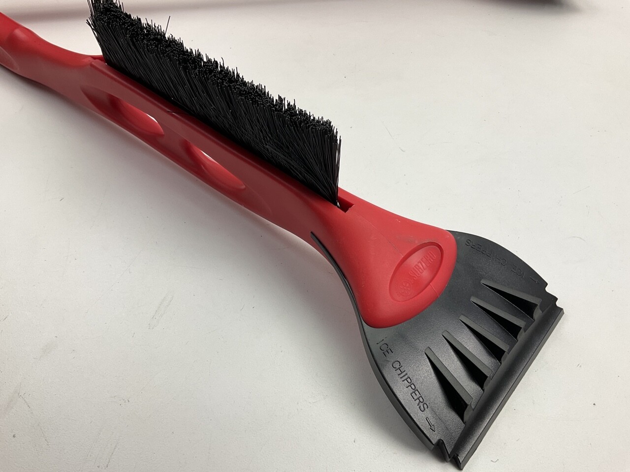 MADE IN USA - Hopkins RED Snow Ice Scraper & Brush Combo - 2 PACK