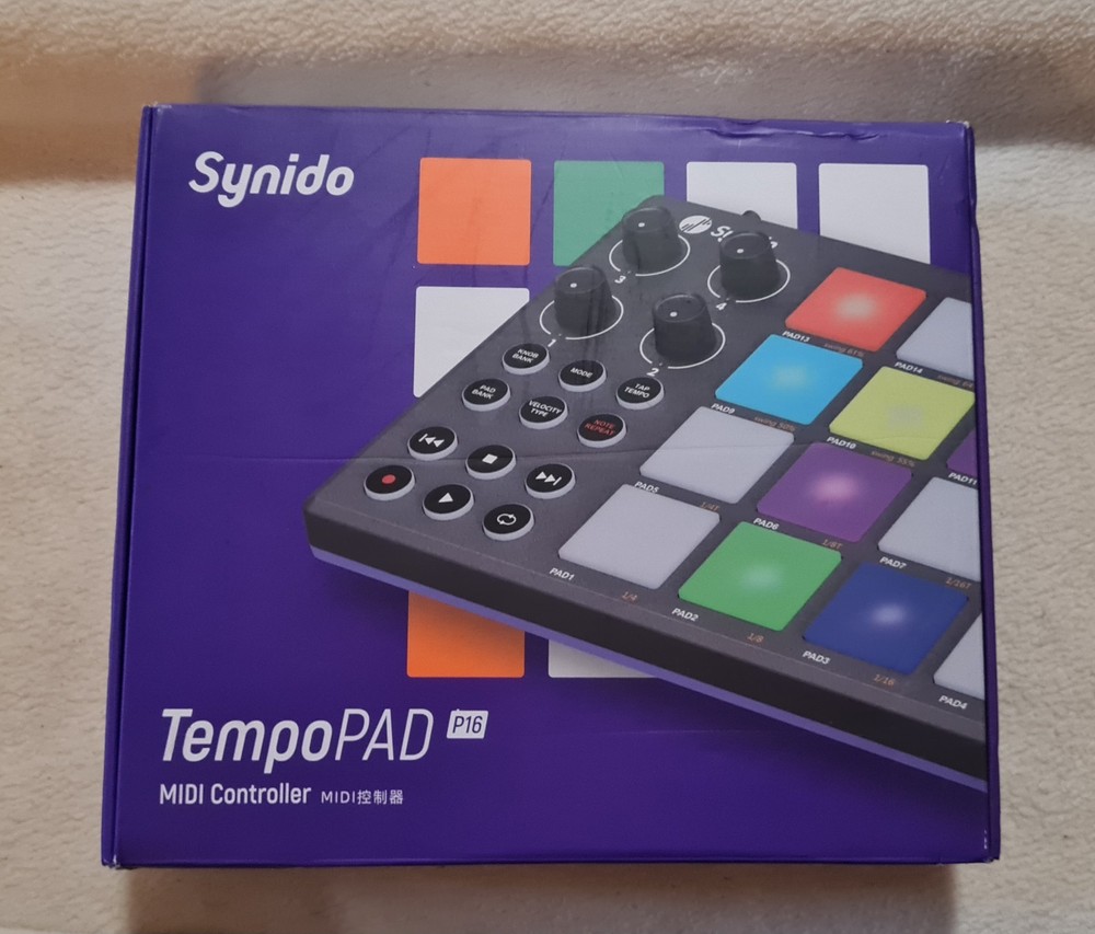 Synido TempoPAD P16 MIDI Controller Beat Maker Drum Pad