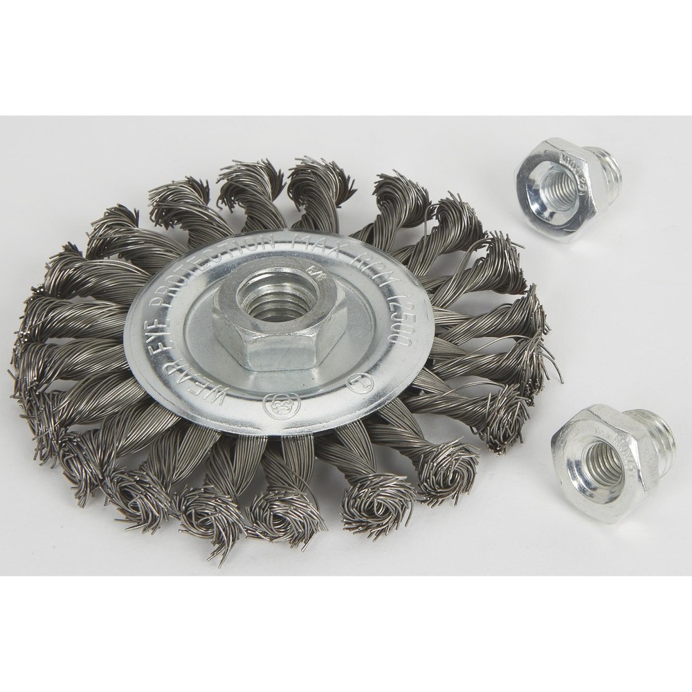 Klutch 4-1/2in. Twisted Knot Wire Wheel