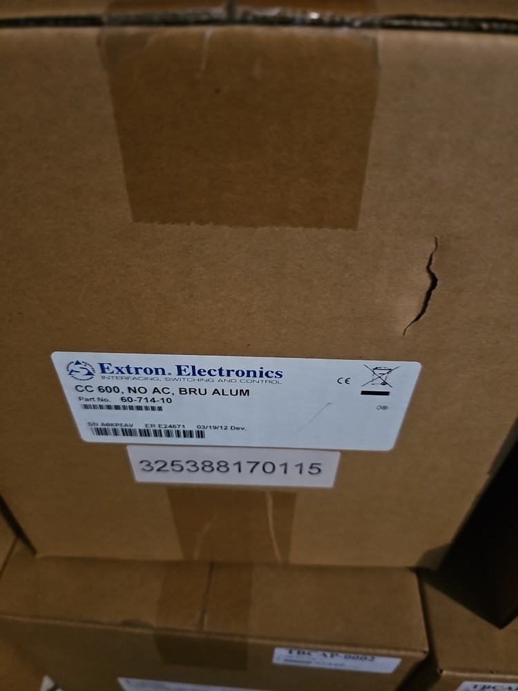 Extron Cable Cubby 600 No AC Brushed Alum