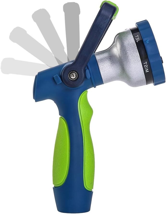 Garden Hose Heavy Duty Water Nozzle High Pressure with Ergonomic Handle