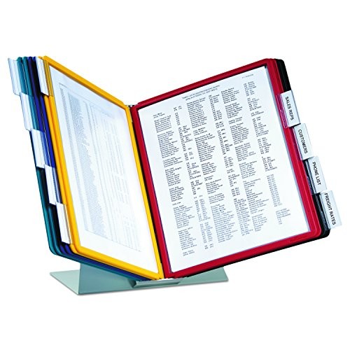 Desktop Reference System, 10 Double-Sided Panels, Letter 10-Panel Assorted