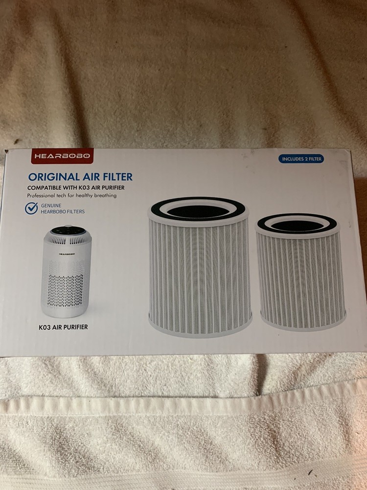 2 Hearbobo Original K03 Replacement Filter Air Purifier NIB