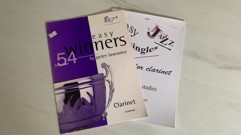 Easy Clarinet Sheet Music Book Duo Bundle