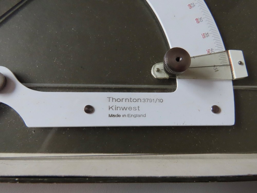 Vintage Drawing Tools - British Thornton 3791/10 Set Square & Centex Beamette