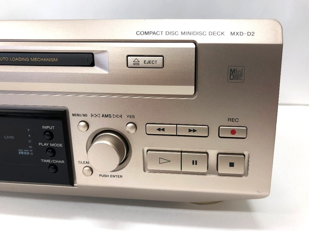 SONY MXD-D2 MD/CD all-in-one deck Operation Tested w/ Remote