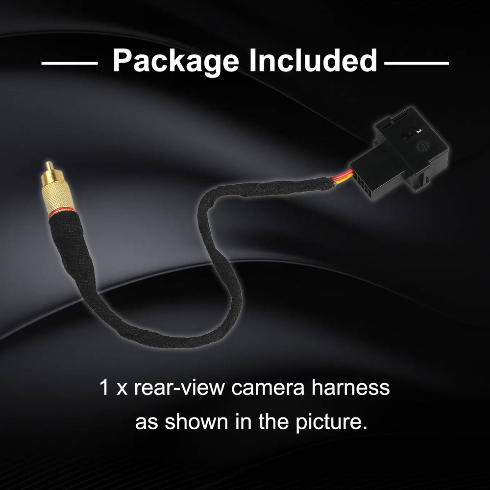 Rear View 4" To 8" PNP Backup Camera Harness Adaptor for Ford Sync2 Sync3