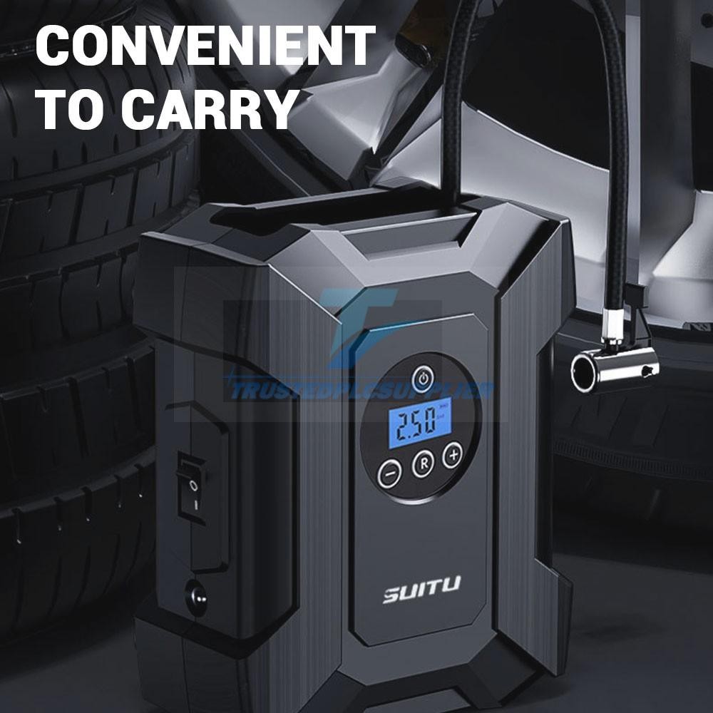 Car Air Tire Pump Inflator Portable Compressor Digital Electric Auto 150PSI 12V