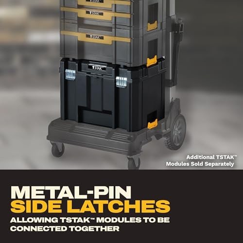 Extra Large Tool Box with Removable Tray, Water Resistant, Durable Storage Solut