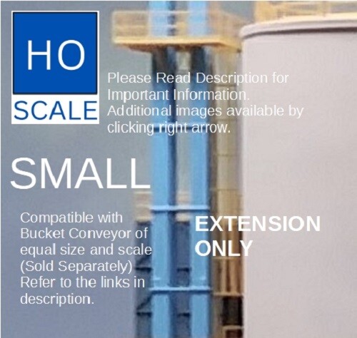 HO Scale Bucket Conveyor Kit Expandable for Grain Elevator Structures 1:87