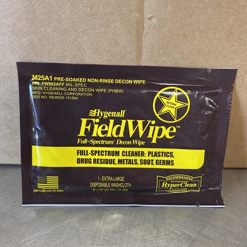 Hygenall Field Wipe 5 Pack M25a1