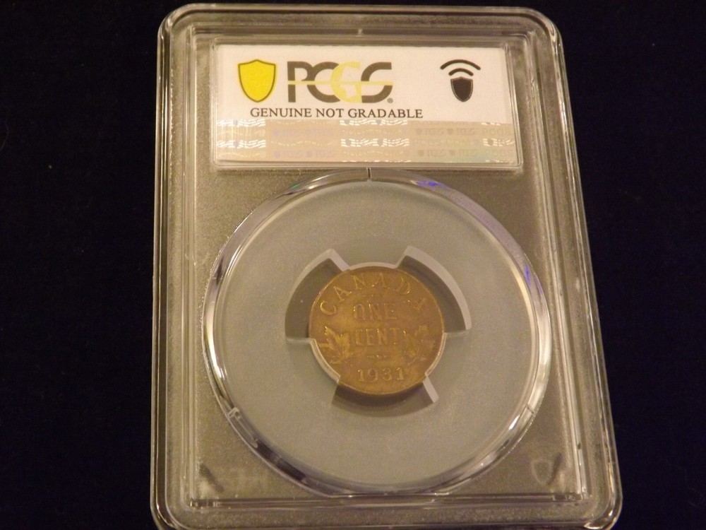 1931 1C Canada PCGS VF
