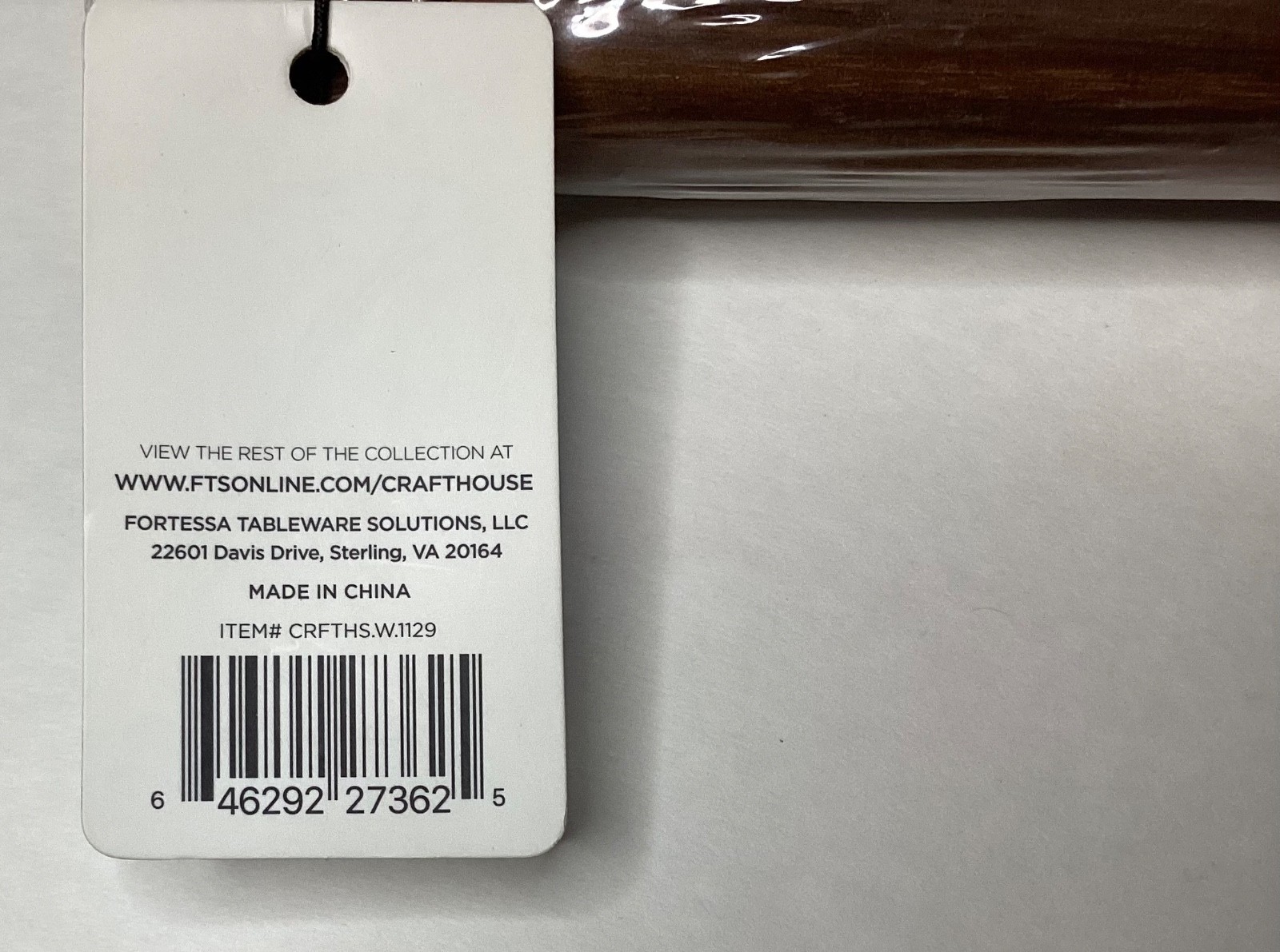 NEW CRAFTHOUSE BY FORTESSA BLACK WALNUT MUDDLER- FACTORY SEALED