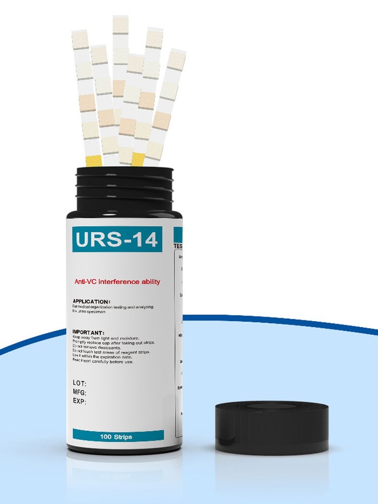 2026 Convenient Accurate 100 Strips Urinalysis 14Parameter Urine PH Test Strips
