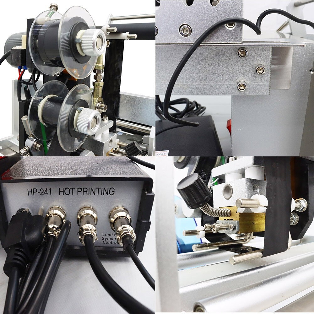 Semi-automatic Round Bottle Labeling Machine with Code Printer Ф0.47-3.54" 110V