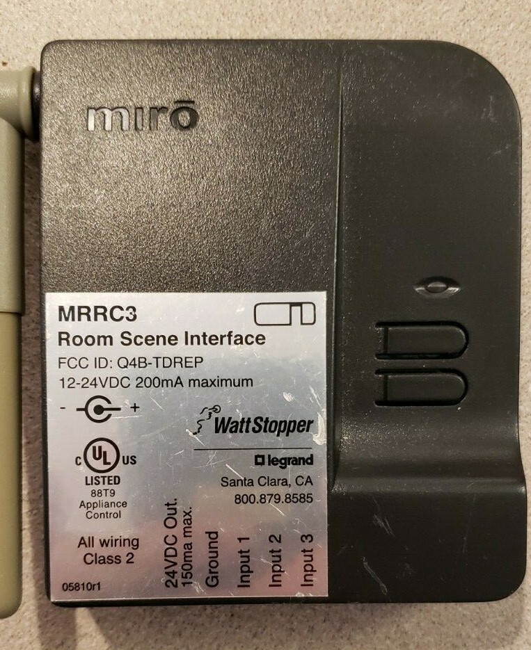 WattStopper MRRC3 Room Scene Interface
