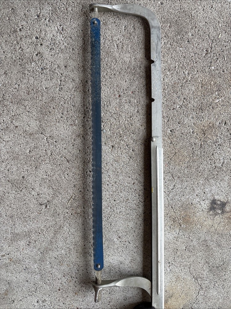 Vintage Adjustable Hack Saw USA Rubber Handle