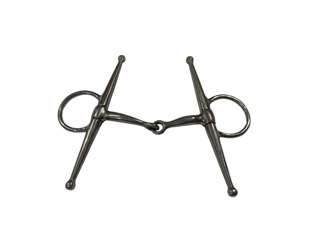 Full Cheek Single Joint Snaffle Bit 4.5”