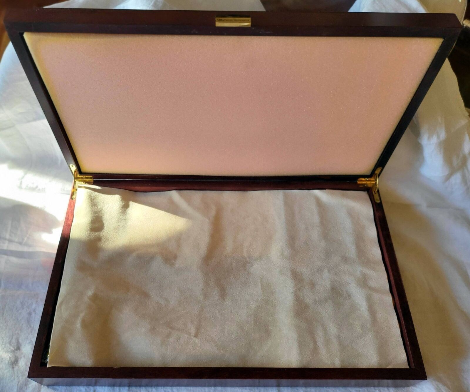 Renzo Romagnoli Solid Mahogany Roulette Wheel Case Set - Retired and Rare Unused