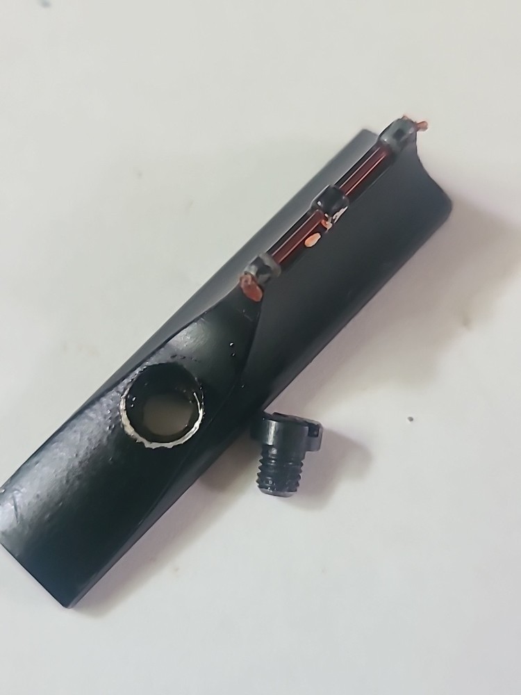 CVA Wolf .50 Caliber Muzzleloader Black Powder Front Sight RED FIBER OPTIC