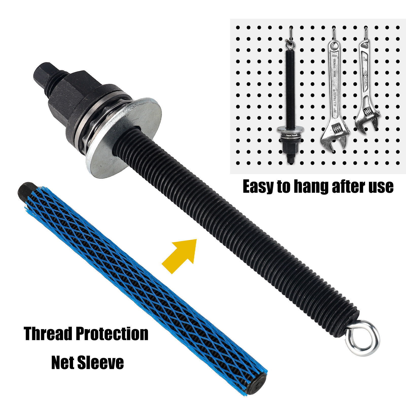 LS Engine Crankshaft Pulley Harmonic Balancer Installer Tool w/ Bearing For GM