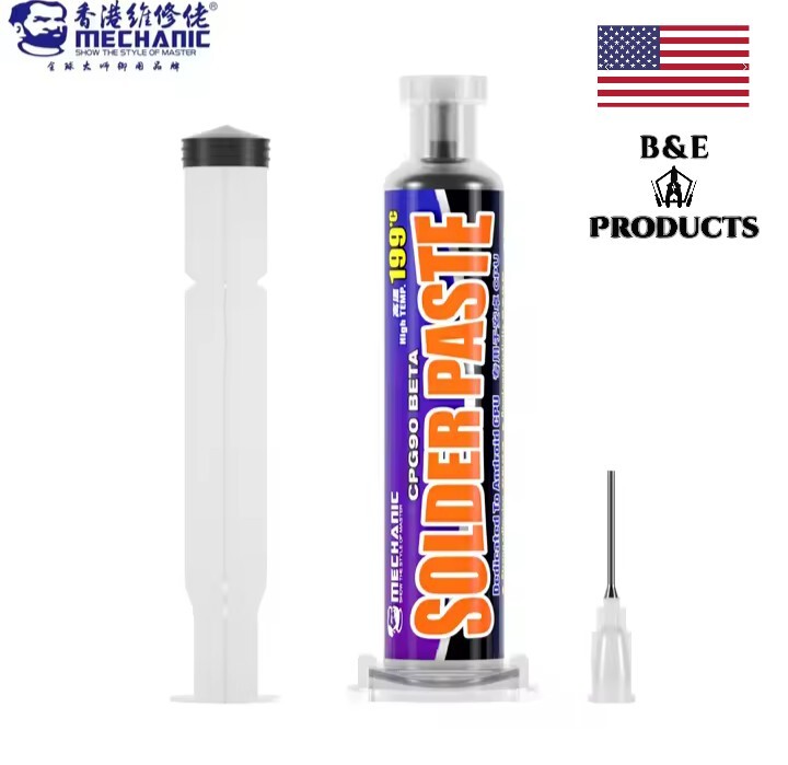 Mechanic CPG90 Beta Special Solder Paste CPU Tin Planting Android High Temp 199°