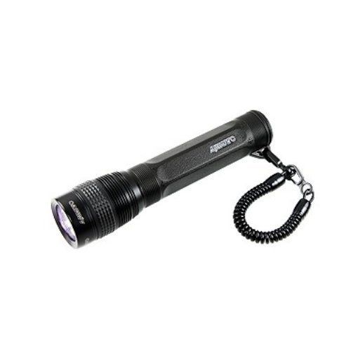 AQUATEC Scuba Diving Flashlight Cree Dive Torch LED-3200(Black)