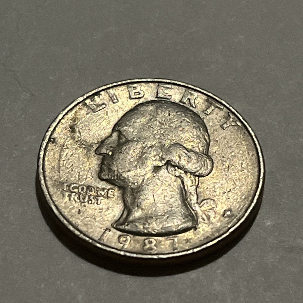 1987 P Mint Quarter Error