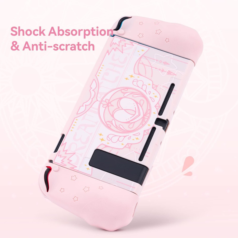 GeekShare Protective Case for Nintendo Switch/OLED and Joy Con Ergonomic Design