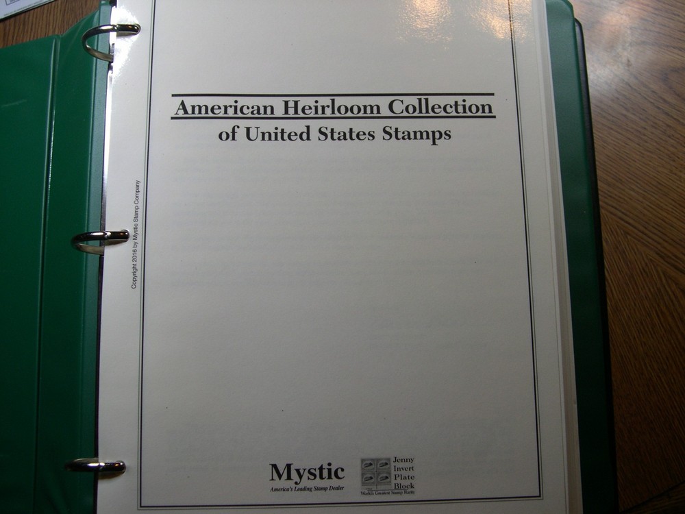 Mystic Stamp Co. American Heirloom Collection Albums Volumes I-III *NEW* #2