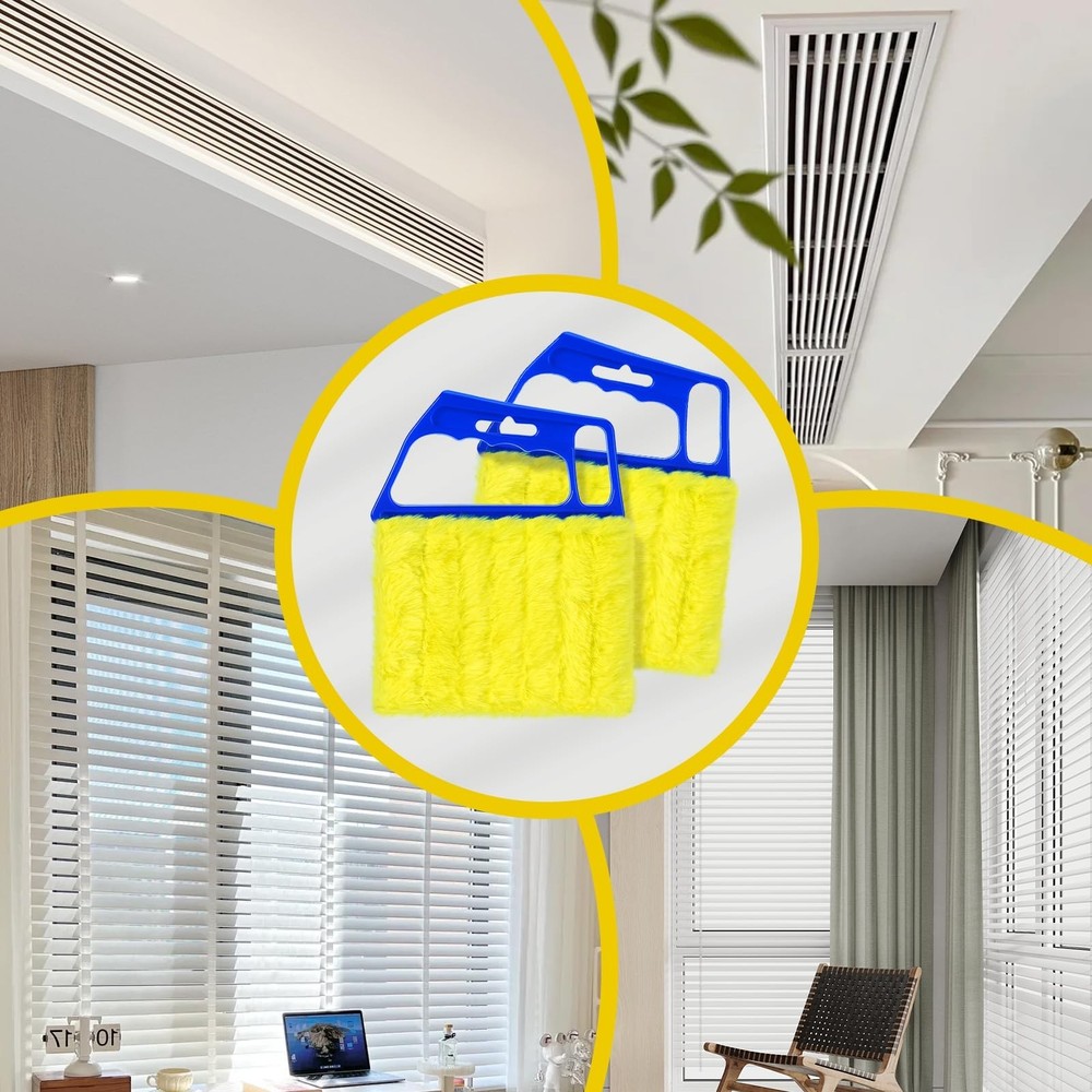 2025 Upgrade 2PCS Blind Cleaner Duster Tool,Window Blinds Cleaner Microfiber ...