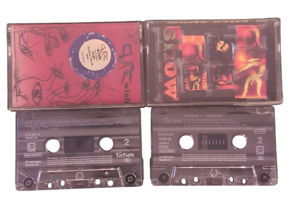 two cassette the cure bundle wish and snow