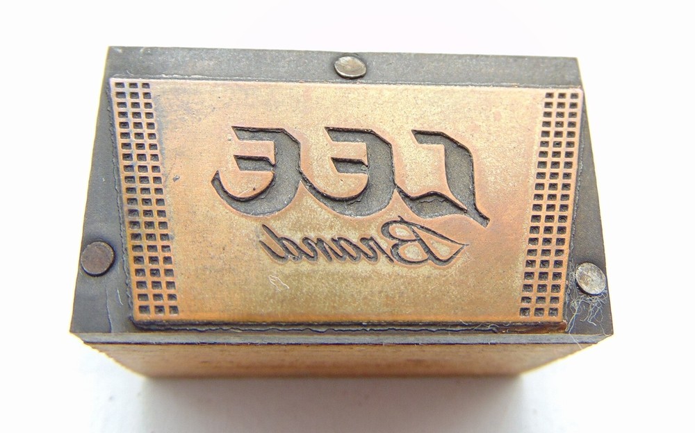 Printing Letterpress Printers Block Lee Brand
