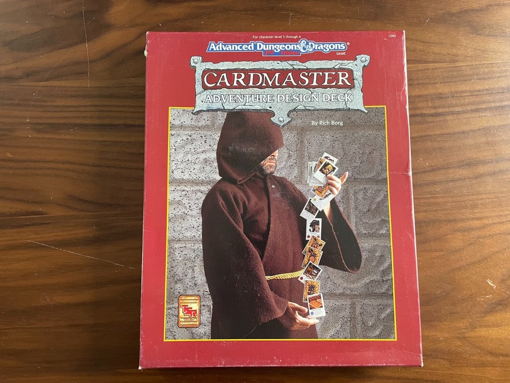 TSR Cardmaster Adventure Design Deck Box 1090 - Complete