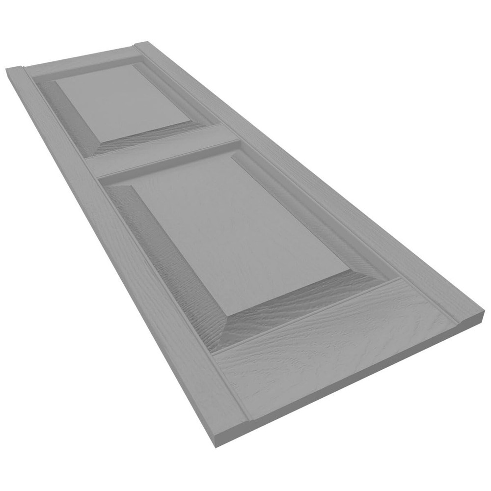 Ekena Millwork Lifetime Vinyl LP2S12X06700PG Standard Two Equal Panel Vinyls,...
