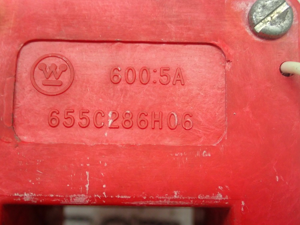 Westinghouse 655C286H06 Current Transformer 600:A