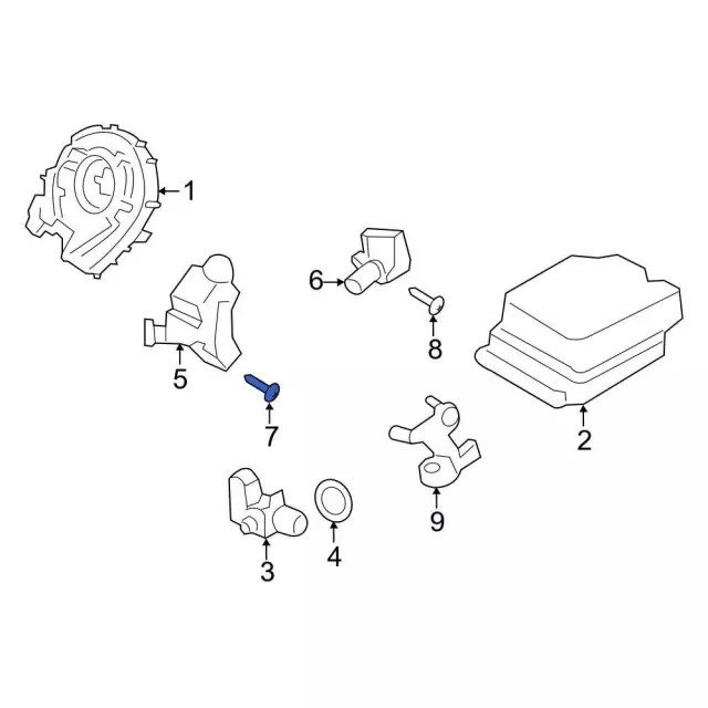 Genuine Ford Power Window Control Module Screw W705314-S424