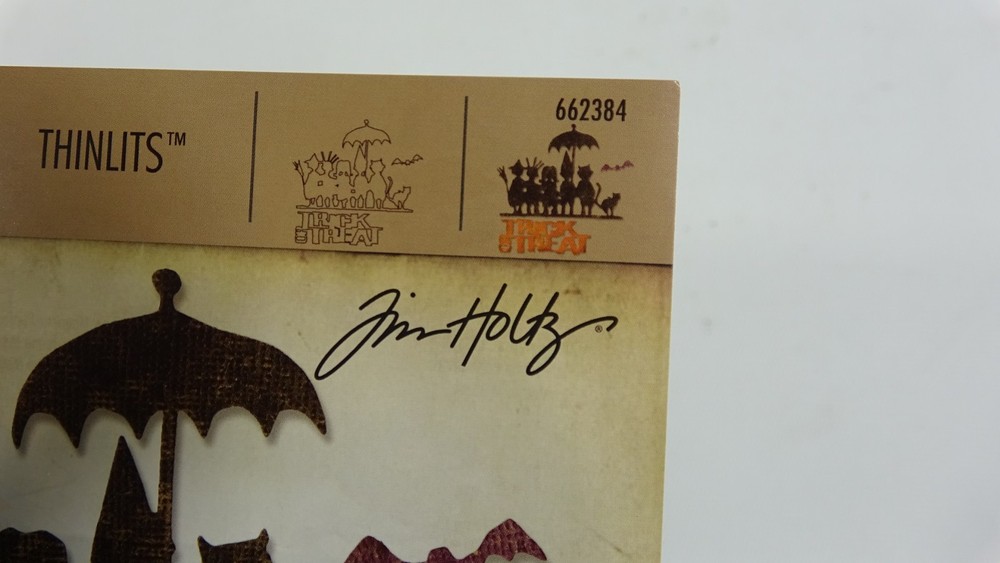 2017 Tim Holtz Sizzix Thinlits Trick or Treat Halloween Dies #662384