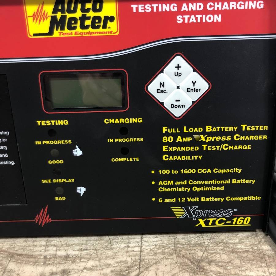 Auto Meter XTC-160 AGM Optimized Automatic Battery Tester and Fast Charger