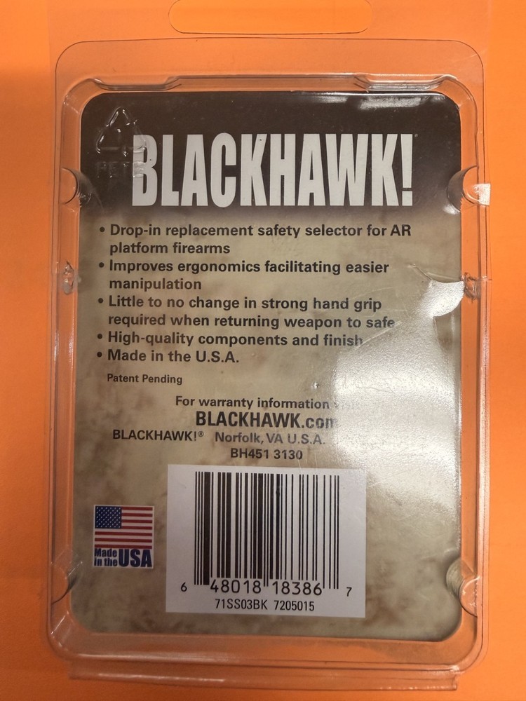 BLACKHAWK!, OFFSET SAFETY SELECTOR