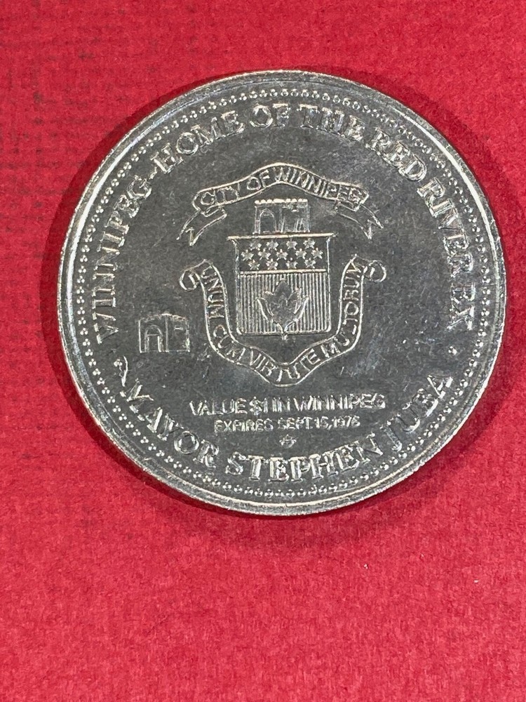 1976 Red River Winnipeg Token