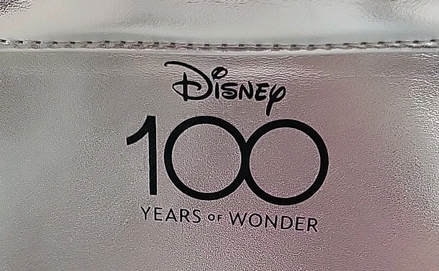 Disney Parks 100 Years Loungefly Minnie Mouse Mini Backpack Platinum Silver Drip