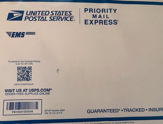 Expedited Shipping - Post Purchase - USPS EXPRESS MAIL