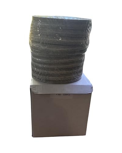 Sandpaper for Granite 4' (100pcs) Grid 80
