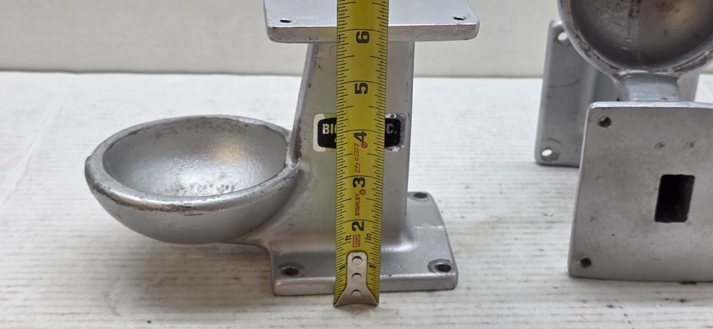 2 BIG JON DOWNRIGGER BALL HOLDER CRADLE PEDESTAL 6" RISER MOUNT BASE TOWER FISH