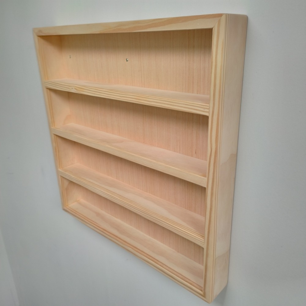 Wooden Cassette Storage Display Rack 120
