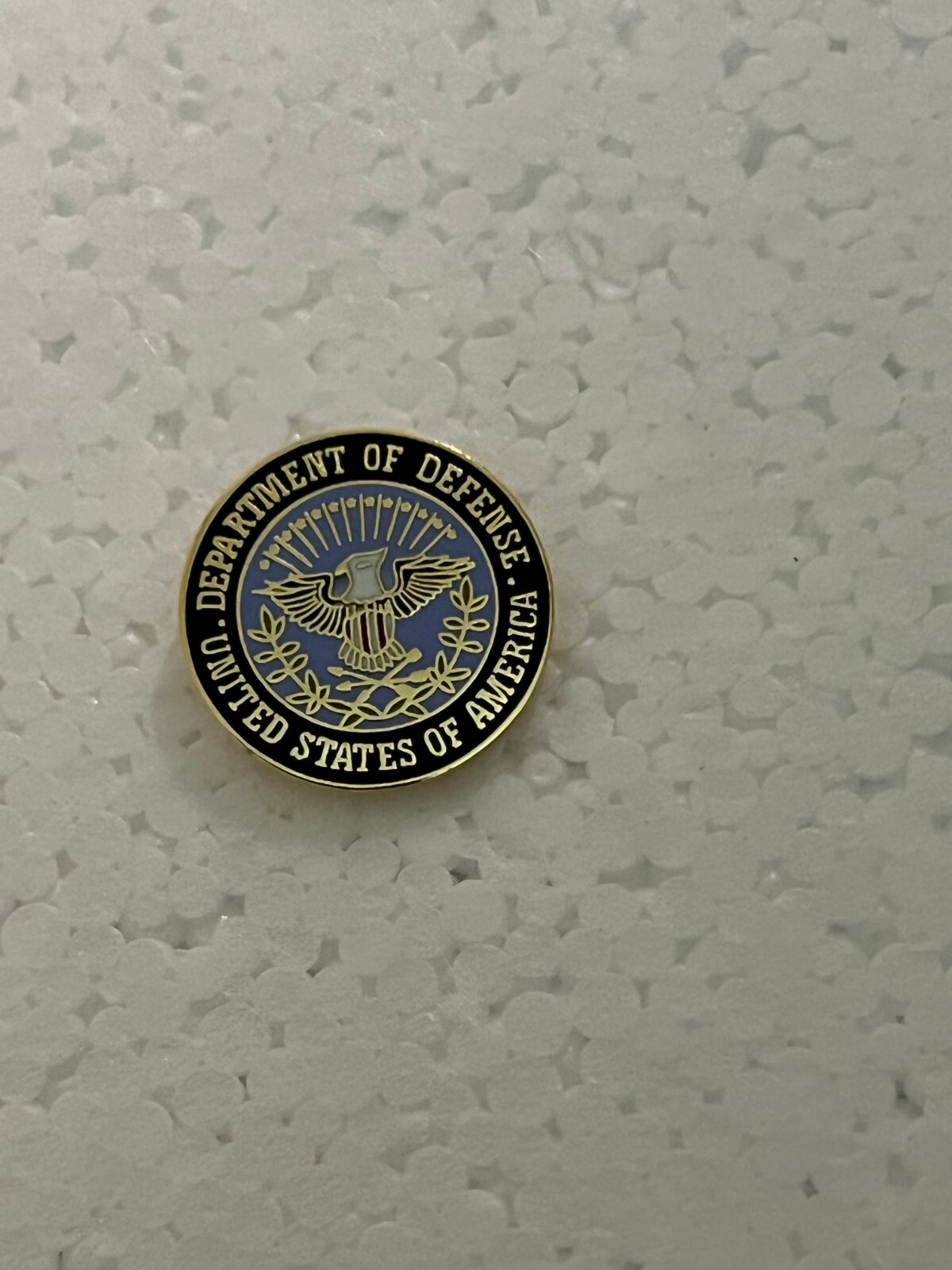US DEPARTMENT OF DEFENSE (DOD) HAT PIN MEASURES 7/8TH'S INCHES