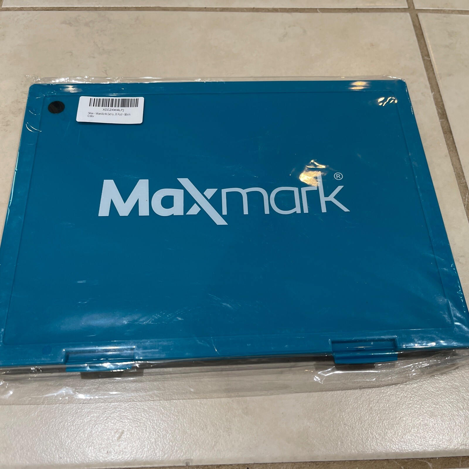MaxMark Extra Large Black Ink Stamp Pad - 8.25" x 11.5" Industrial Felt Pad NEW