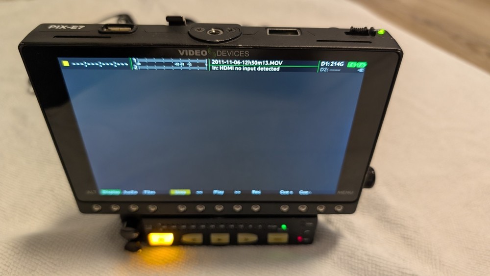 Video Devices PIX-E7 Recorder with Speed drive enclosure See Description
