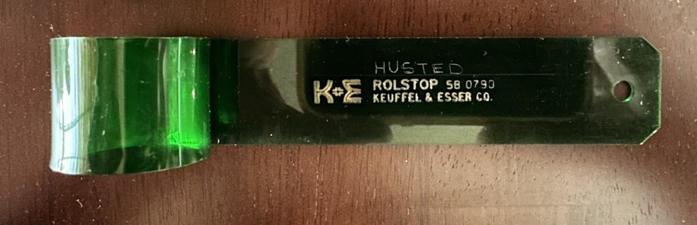 Vtg K&E Keuffel & Esser Rolstop #58 0790 & #2703 Engineering Drafting Tool Pair